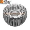 70mm Machined LED Lamp Aluminum 6063 Extrusion Round Heatsink/Radiators thumbnail-1