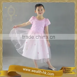 Lovely Summer Girls Flower Princess Party Dresses thumbnail-3