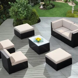 Coffee Shop Modern Outdoor Patio Furniture Wicker Rattan Hotel thumbnail-1