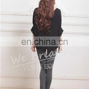 Black Bamboo Summer Breathable T-shirt Blouse Home Wear Girls thumbnail-3