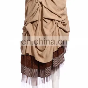 Steampunk Long Asymetrical Style Layered Skirt thumbnail-2