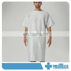 Patient Nightwear Recovery Non-tangle Ties Hospital Gown thumbnail-2