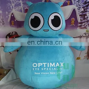 2017 Happy Island New Style Inflatable Bule Cat Mascot Costume Adult Mascot Cat Costume Funny Mascot Costumes thumbnail-2