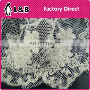 Wholesale New Design Embroidery Cotton Chemical Tulle Lace thumbnail-5