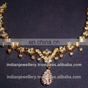 Cubic Zirconia Jewelry Set Exporter, ad Jewellery Set Manufacturer thumbnail-1