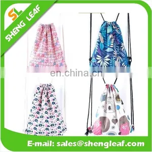 Custom Drawstiring Backpack Quilted Drawstring Bag thumbnail-2
