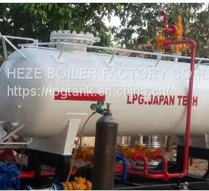 Gas Filling Station 10cbm Lpg Skid Station 5m3 Lpg Gas Plant for Nigeria thumbnail-2