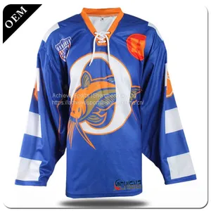 Wholesale Practice Custom High Quality Beer League Hockey Jerseys Double Sided Reversible Sublimation Ice Hockey Jerseys thumbnail-4