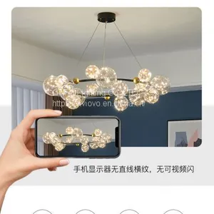 Chandelier Northern Europe Full of Stars Post-modern Simple Wind Light Luxury Warm Lamp thumbnail-3