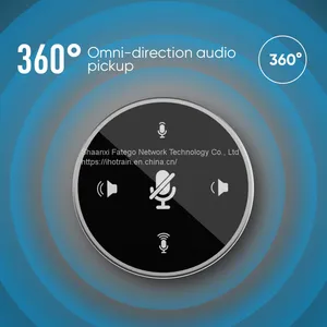 Hotrain FX202U USB Touch Screen Mini Desktop Omnidirectional Conference Microphone Speaker thumbnail-1