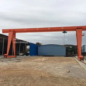MH Type15 Ton General Gantry Crane, Gantry Crane, Main Girder Box Support Leg Gantry Crane, Rail Type Small Crane thumbnail-1