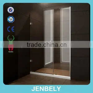 2-doors Pivot Straight Shower Screen thumbnail-1