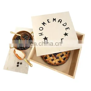 Vitalucks Hot Sale Wholesale Custom Apple Pie Packaging Wooden Box Special Gift Box thumbnail-1