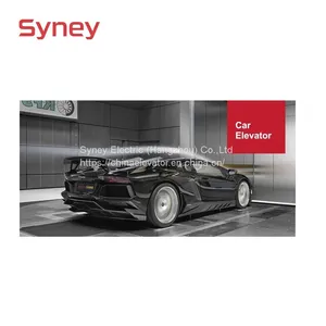 China Supplier 3000kg 0.25m/s Safe Stainless Steel Goods Cargo Auto Car Lift Elevator for Automobile 4S Shop thumbnail-1