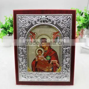 Orthodox Silver Color Icon MDF thumbnail-1