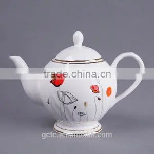 Fine Bone China Tea Set With Flower Design thumbnail-2