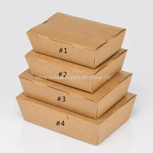 Disposable Paper Food Containers Cardboard Food Boxes Wholesale thumbnail-1