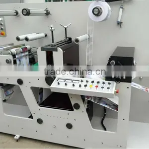 2016 HAS VIDEO IML Sticker Label Die Cut Flat Bed Machine With Punching, Hot-stamping ,laminating thumbnail-2