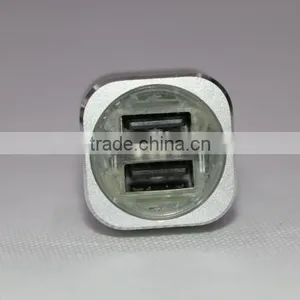 High Class Premium Quality 2.1A Dual USB Output Cell Phone Vehicle Auto Car Charger thumbnail-3