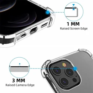 Top Quality Soft Pure Transparent TPU Mobile Cell Phone For IPhone 6 7 8 Plus X Xr 11 12 13 14 Pro Max For IPhone Clear Case thumbnail-5