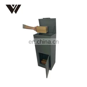Customized Galvanized Steel Waterproof Vertical Top Access Sheet Metal Package Storage Parcel Letter Delivery Drop Box thumbnail-1