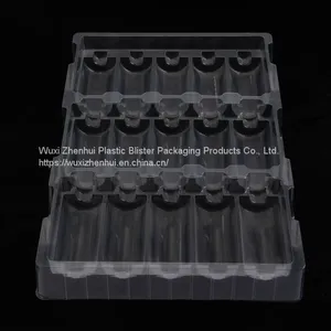 PET Thermoformed Plastic Blister Trays Vacuum Forming Battery Blister Packaging thumbnail-2