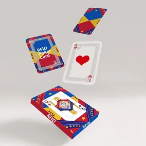 Eco Friendly High Security Anti-cheating RFID RPVC Smart Poker Gaming Card NFC Gaming Card thumbnail-3