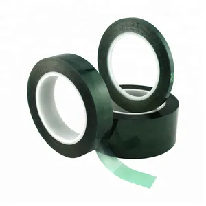 High Temperature Resistance Green Powder Coating Masking Polyester Tape thumbnail-1