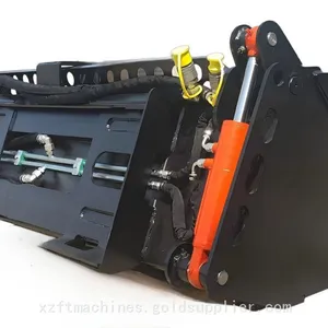 Skid Steer Loader Attachment Hydraulic Bucket 4 in 1 Buckets thumbnail-2
