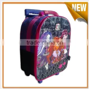 Good Quality Hard Case Wheeled School Bag for Girls thumbnail-1