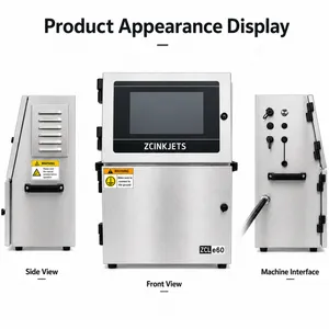 ZCINKJETS 40um High Resolution Continuous Inkjet Printer Small Character Coding Machine for Fine Date Batch Printing thumbnail-5