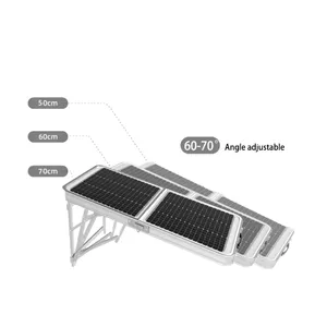 New Energy Folding Panel Portable Solar Folding Outdoor Portable Panel Camping Table With Solar Panel thumbnail-5