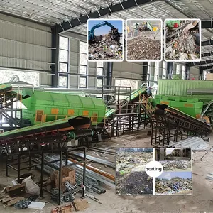 Industrial Building Decoration Waste Sorting Machinery Solid Waste Trommel Screen EPC thumbnail-1