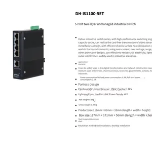 Dahua Dh-is1100-5et 5-port Layer 2 Unmanaged Industrial Switch thumbnail-4