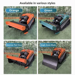 Vigorun MTSK800 Automatic Remote Control Grass Cutting Machine 48V 20Ah Battery Remote Flail Mower thumbnail-4