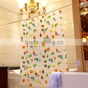 Shower Curtain Rain Drop Printed, Hot Sale Classic Bathroom Waterproof Curtain thumbnail-4