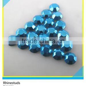 Iron On Aluminum Loose Rhinestuds 3mm Grey Hotfix Metal Octagon Rhinestone thumbnail-4
