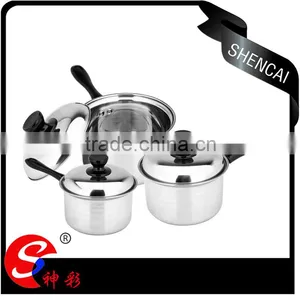 Stainless Steel Capsuled Bottom Saucepan/ Milk Boiling Pot/ Stock Pot in Cookware thumbnail-2