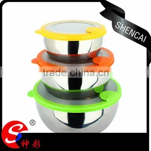 Home Picnic Fine China Wholesale Stainless Steel Fresh Takeaway Food Storage Set With Clear Lid thumbnail-1