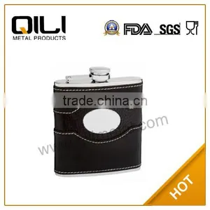 18/8 304 FDA and LFGB High Quality Stainless Steel Pocket Flask thumbnail-1