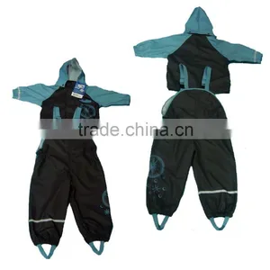 High Quality Kids Rain Pants And Cute PU Raincoat thumbnail-2