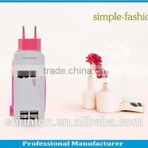 Hot Selling Universal 5V 4.2A 4 Usb Port Usb Travel Charger and Wall Charger thumbnail-6