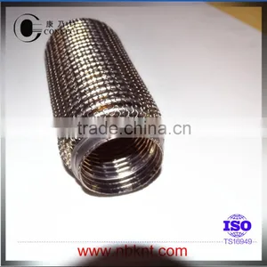 Exhaust Flexible Pipe Connector With Interlock Wire Coated thumbnail-1