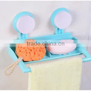 AN614 ANPHY Wall Mounted Plastic Soap,Towel Multifuction Storage Shelf thumbnail-4