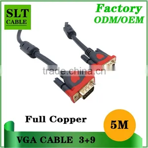 Patented Model Factory Wholesales VGA-VGA Standard 15-Pin VGA Male to VGA Male Cable 5m thumbnail-2