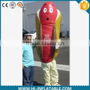 Hot Sale Customized Inflatable Moving Ham Cartoon,inflatable Ham for Promotion thumbnail-1