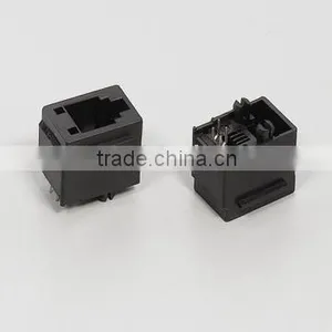 Top Entry RJ11 Flat PIN Telephone Modular Jack thumbnail-1