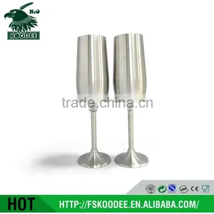 Wine Set of 2pcs Champage Glass Stainless Steel Household Supplier thumbnail-2