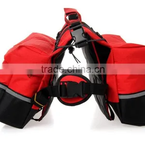 High-end Eco-friendly 1680D Polyester Dog Saddle Backpack Bag, Pet Travel Bag thumbnail-1