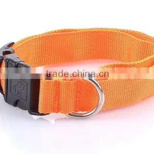 Pets Dog LED Light Blink Flash Night Safety Nylon Collar Waterproof thumbnail-6